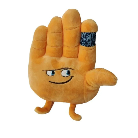 Ty Other - Ty Emoji Movie Hi-5 Beanie Babies Plush Stuffed Animal 2017 Orange 6 in